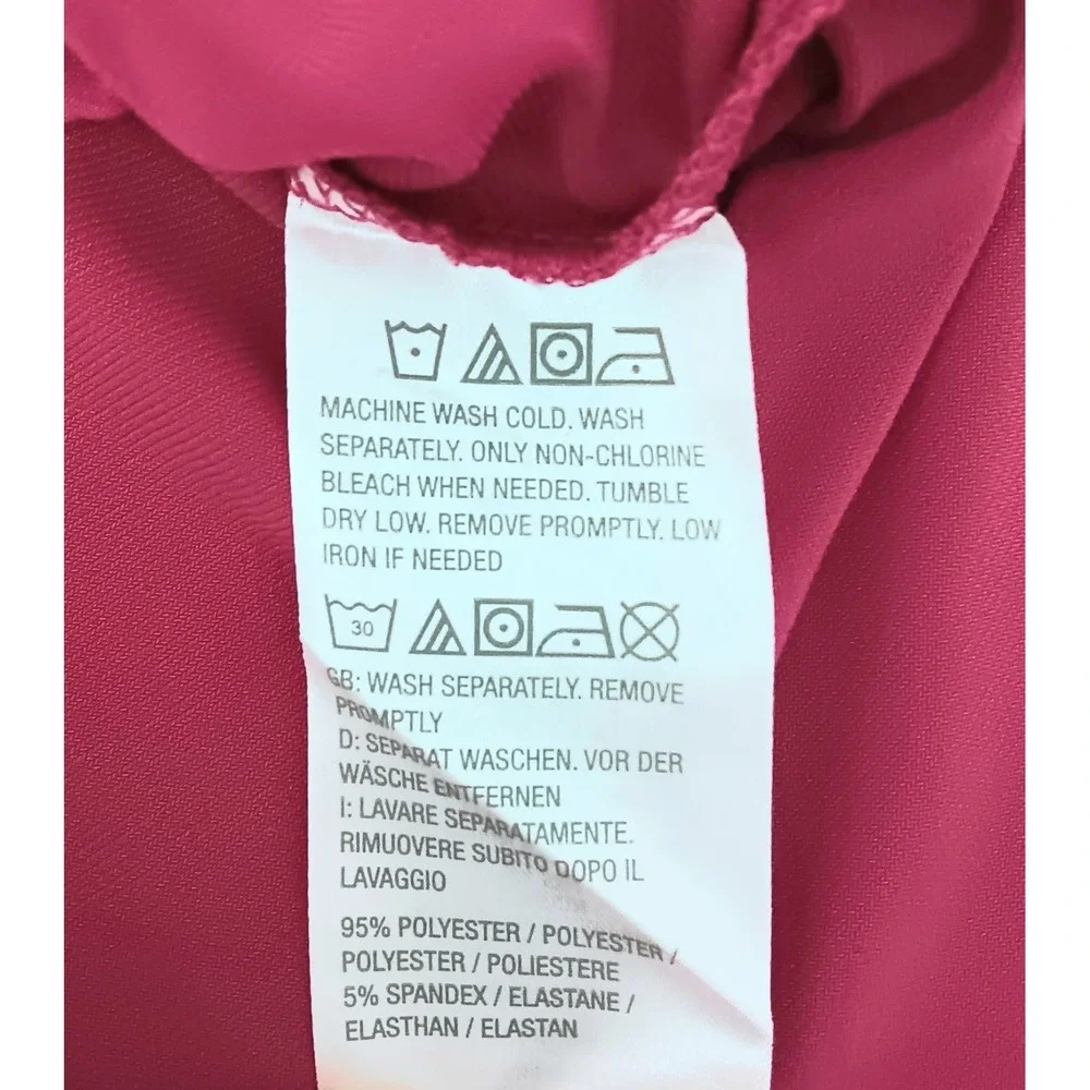 Susan Graver Tunic Top Women's Size 5XP Petite Modern Essentials Hot Pink